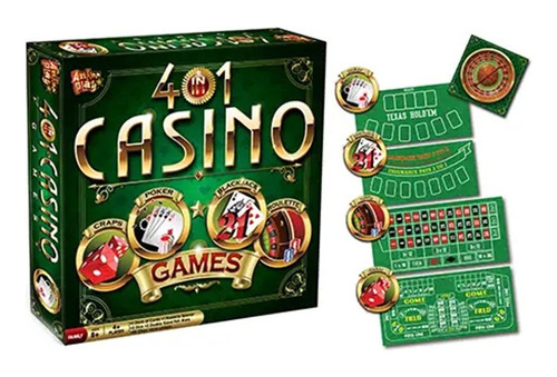 Juego De Mesa Casino 4 En 1