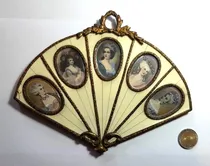 Comprar Cuadro Antiguo Con Reproducciones De Miniaturas Pintadas (52