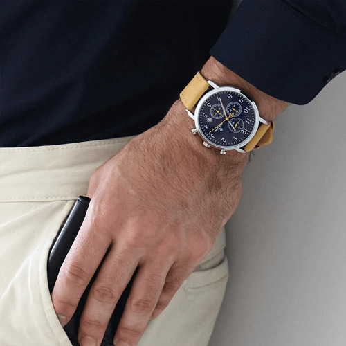 Relógio Masculino Pl Agent 007 Azul Caramelo 42mm Esportivo Bisel Prateado