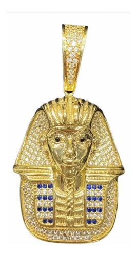 Increíble Dije De Tutankamon Oro De 10 K