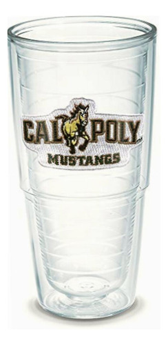 Tervis Vaso Individual, Cal Poly Mustang, Transparente, 24 Color Transparente