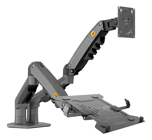 Suporte Nb S400+fp2 Articulado Para Monitor E Notebook Cor Preto
