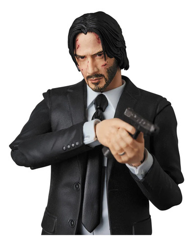 Dt Figura De Acción Mafex 085 De John Wick, Modelo De