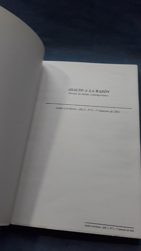 Asalto A La Razón Revista De Debate Contemporáneo Año 2 Nº2