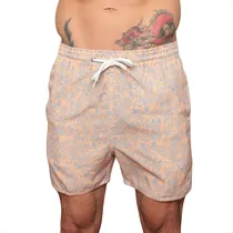 Comprar Short Praia Elastano Mauricinho Tactel Estampado Verão