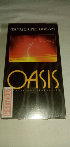 Tangerine Dream - Oasis Vhs Importado De Usa 1998