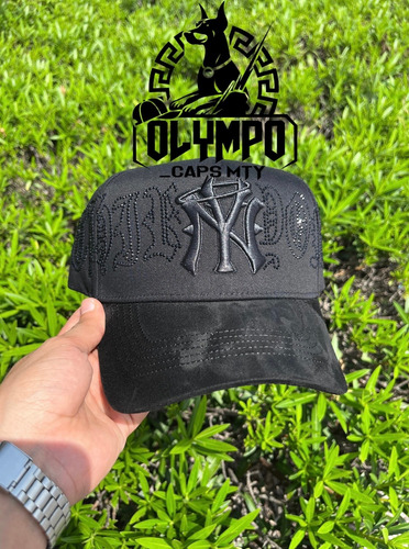 Gorra Ny Cristal Black 31 Hats 100% Og. Fotos Reales Negro Ajustable