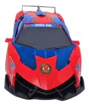 Comprar Auto A Radio Control Spiderman Con Luz Marvel Color ROJO Y AZUL