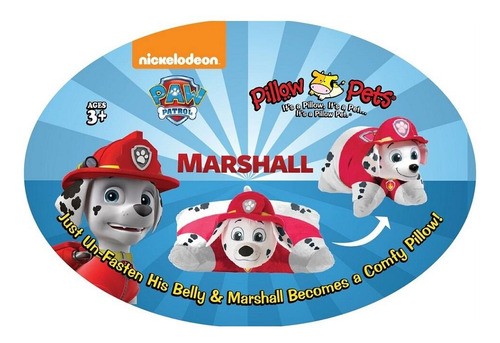 Pillow Pets Almohada Nickelodeon Paw Patrol Animal De Peluche Marshall