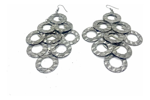 Imagen 2 de 4 de Aro Colgante De Acero Candelabro