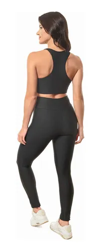 Roupa De Academia Feminina Evangelica Conjunto Top + Legging