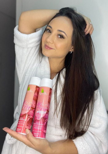 Kit Shampoo E Condicionador, Mascara 2 Em 1 Rose Hip 300ml