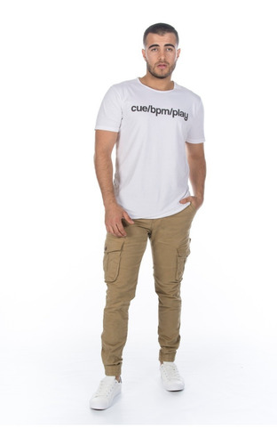Imagen 3 de 4 de Pantalon Cargo Puño Hombre Chupin Turk Tucson 1007/02
