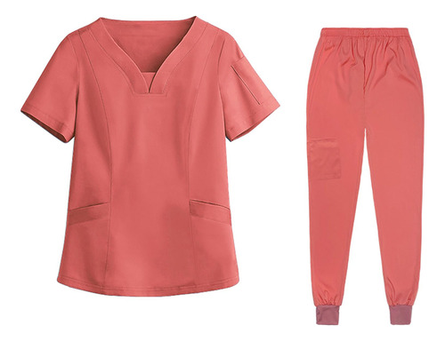 Conjunto De Traje Para Mujer, Uniforme Para Sg Naranja