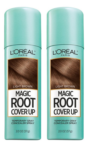 Spray Gris Temporal Para Colorear El Cabello Root Cover Up L