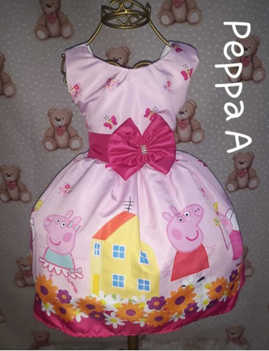 Vestido Infantil Peppa Pig