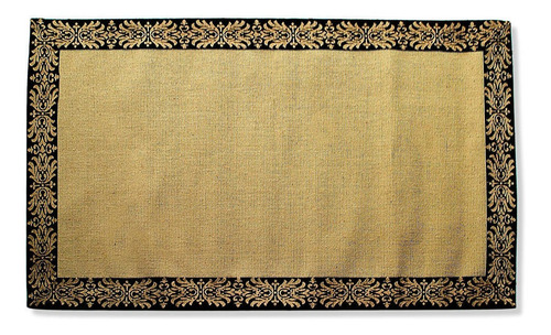 Tapete De Sala Corredor Juta Vizapi Vz695 90x150cm Natural V Cor OUTROS