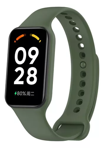 Correa silicona Xiaomi Smart Band 8 (verde oscuro) 