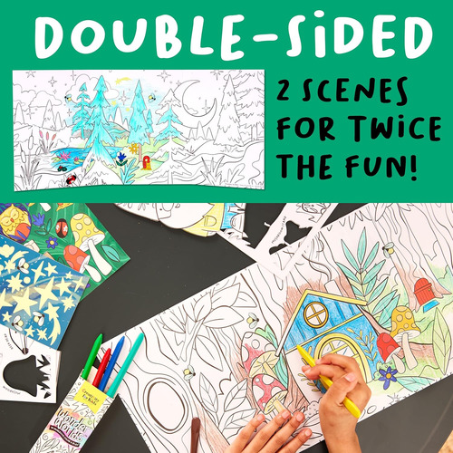 Creatividad Para Niños Wonder Worlds 3d Coloring Craft Ki...