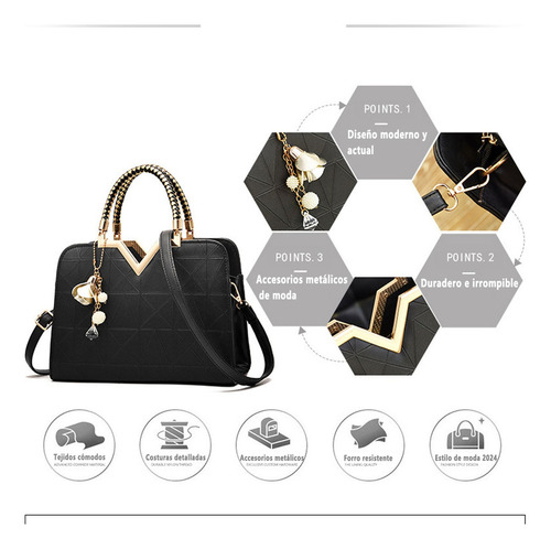 Bolsos De Mujer Con Formas En Seis Colores.
