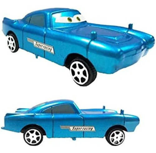 Brinquedo Kit 8 Carrinhos Friccao Relampago Mcqueen Infantil
