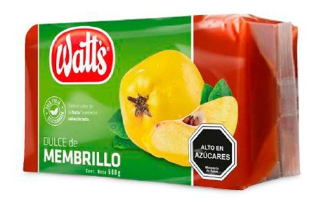 Dulce De Membrillo Watts 500gr(1uni)super