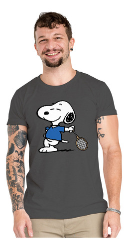 Polera Snoopy Padel Tenis Pro Peanuts Algodon Organico Wiwi