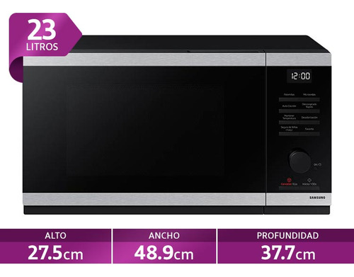 Microondas Samsung Mw4000d Grill Quick Defrost 23lt Ms23dg45