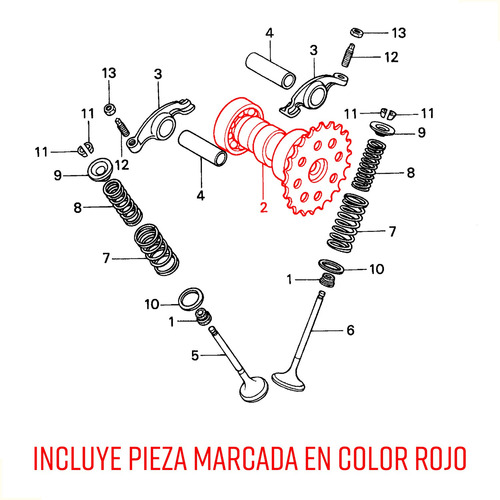 Arbol De Leva Para Honda Elite 80