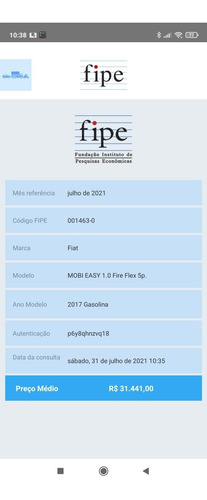 Imagem 12 de 12 de Fiat Mobi 2017 1.0 Easy Flex 5p