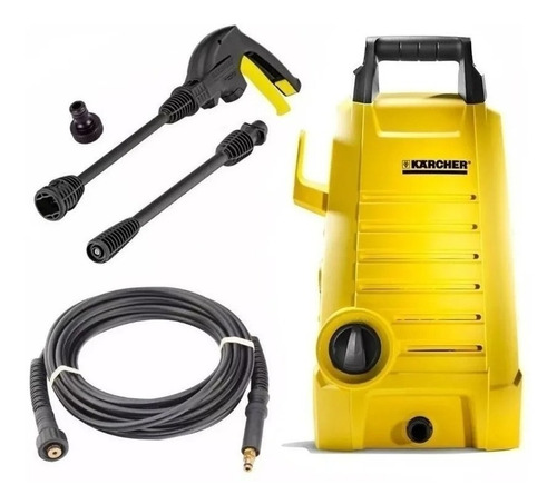Hidrolavadora eléctrica Kärcher Home & Garden K1 amarillo de 0.85kW con 90bar de presión máxima 220V - 230V - 50Hz/60Hz