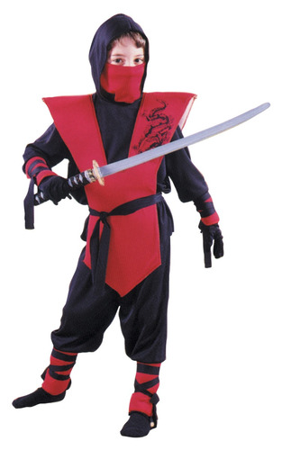 Disfraz Para Niño Ninja Talla: S Halloween 