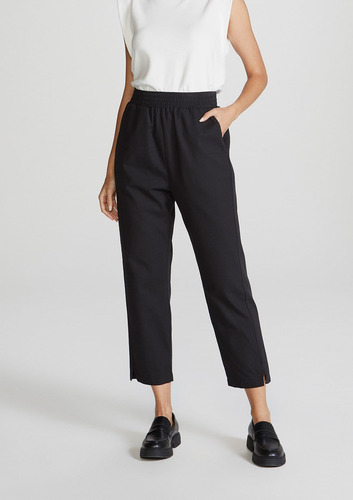 Calça Carrot Feminina Cintura Alta Hering