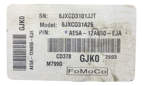 Computadora Ford Fusion 3.5l 11-12 Ae5a-12a650-eja (Usado)