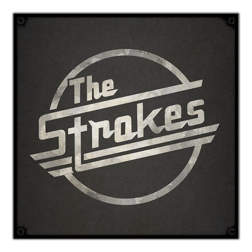 #142 - Cuadro Vintage 30 X 30 Cm / The Strokes Chapa Rock 