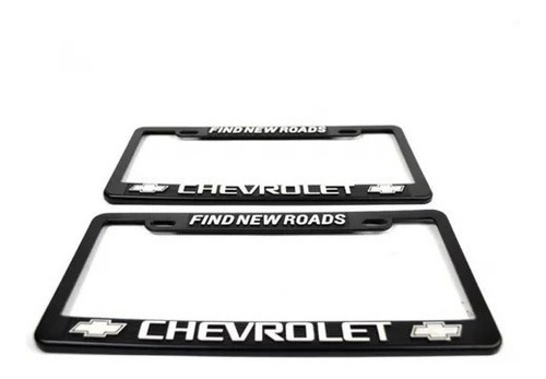 Porta Placas Chevrolet Aveo Onix Tracker Cavalier Beat 2pzs