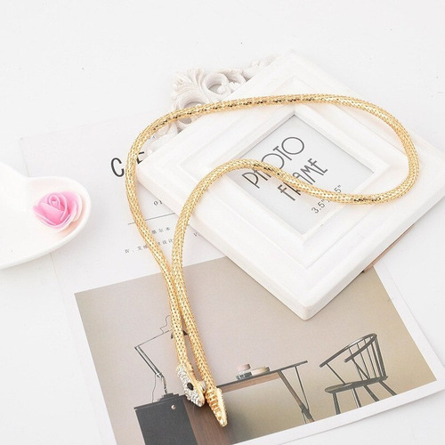 Collar Pulsera Cinturón De Serpiente Mujer