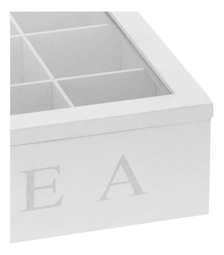 Caja De Almacenamiento De Té De Madera, Organizador De Té L