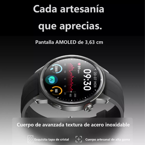 Realme Watch S2 1.43" Amoled Bateria de 20 dias Ip68 Plata
