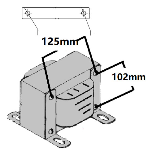 Transformador Trafo Voltagem 40v / 28a 1120va Uso Geral
