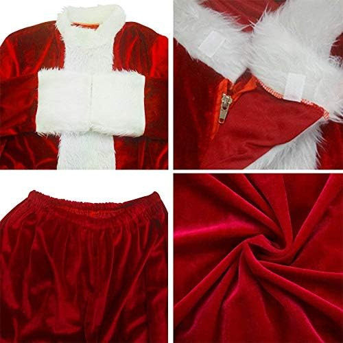 Disfraz De Papá Noel De Navidad, Traje De Papá Noel Para Hom
