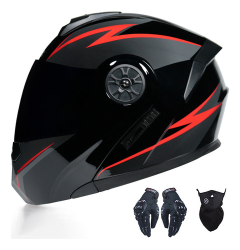 Casco De Motocicleta Con Lente Marrón Certificada Dot