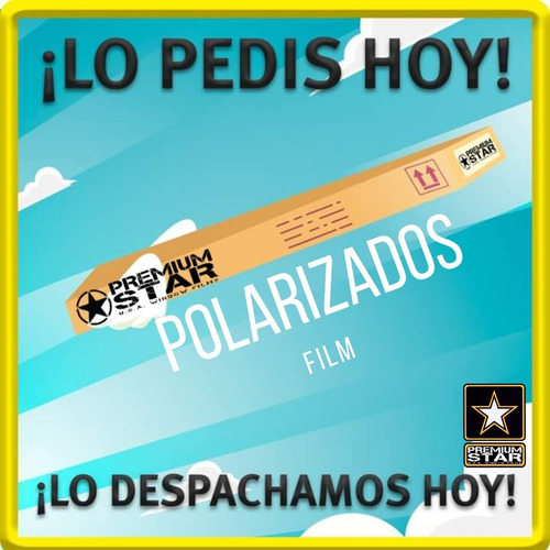 Imagen 2 de 10 de Laminas Para Polarizar X 5mts X 1.52 Premium Star