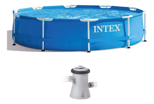 Piscina Armação Redonda 4.485 Litros Estrutural Filtro Intex