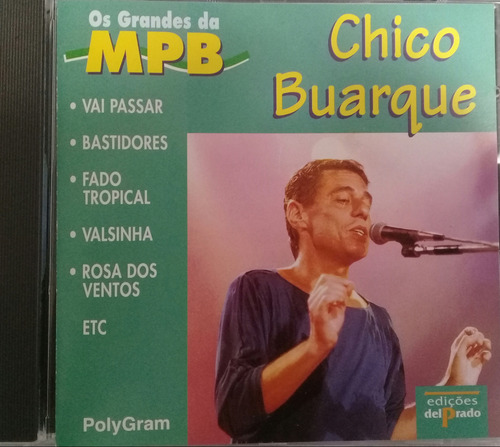 Cd Chico Buarque -os Grandes Da Mpb- 1996 (Usado)