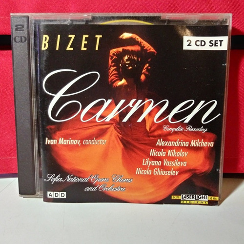 Imagen 1 de 4 de Carmen Georges Bizet 2 Cd Set Complete Recording Ed Usa, Lea