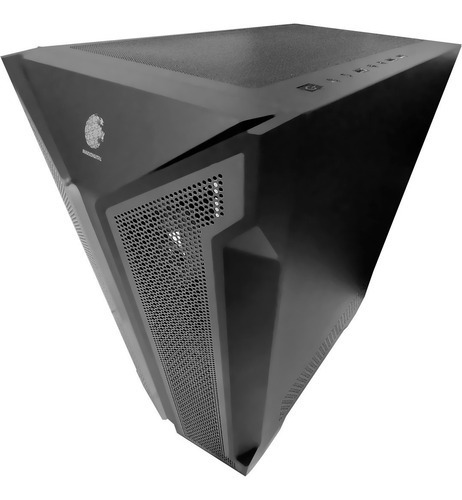 Gabinete Gamer Z02 Satx Black Com Lateral De Vidro Temperado Cor Preto