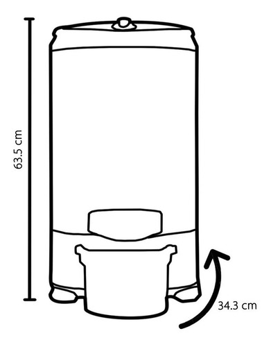 Secarropas centrífugo Koh-i-noor Clásico B-655/2 eléctrico 5.5kg blanco 220V