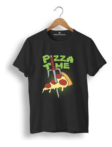 Remera: Pizza Time  Memoestampados