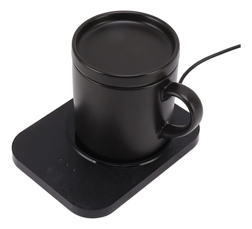 Taza Con Calentador Automático Usb 2 En 1 Tres Temperaturas